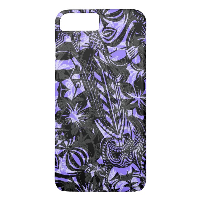 Tiki Trader Hawaiian Primitive Case-Mate iPhone Case (Back)