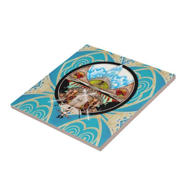 Tiki Village Tile (Side)