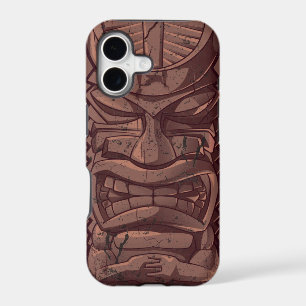 Tiki Wooden  Statue Totem Sculpture Iphone 5 Case