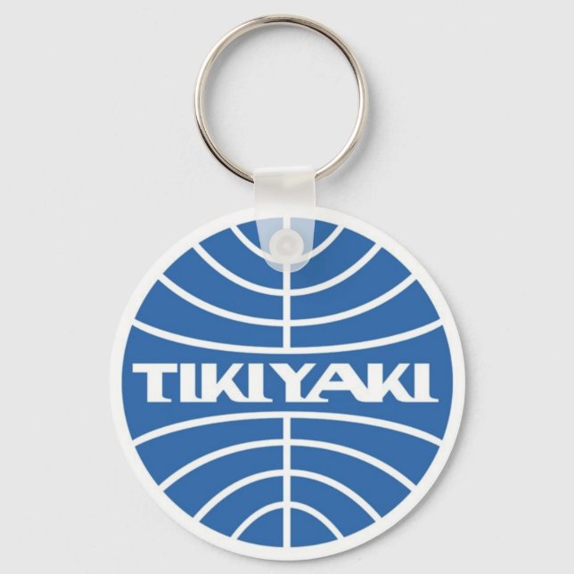 Tikiyaki Airways Key Ring (Front)