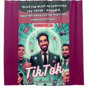 TikTok das Buch Shower Curtain