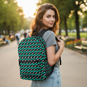 TikTok Printed Backpack