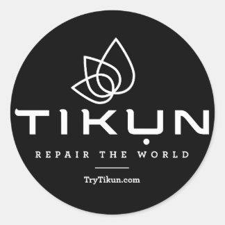 Tikun Black Sticker