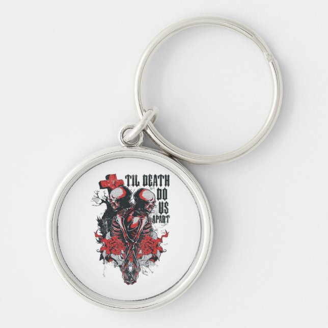 Til Death Do Us Apart Key Ring (Front)