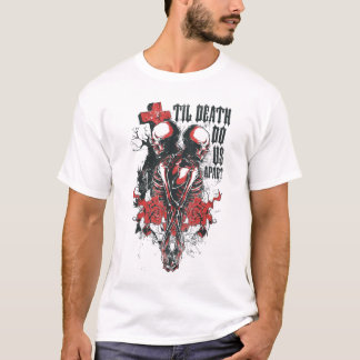 Til Death Do Us Apart skull T-Shirt