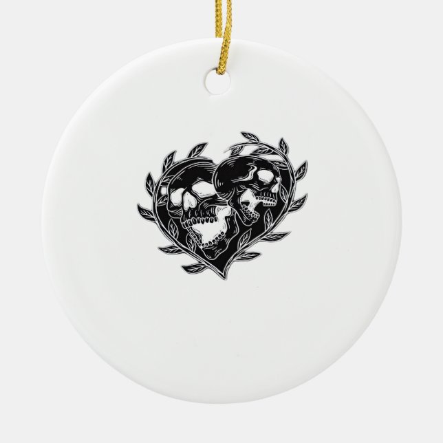 Til Death Do Us Classic Ceramic Tree Decoration (Front)