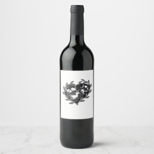 Til Death Do Us Classic Wine Label