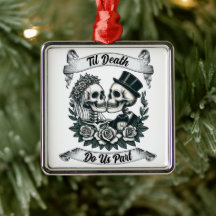 Til Death Do Us Part: Bride & Groom Skeleton