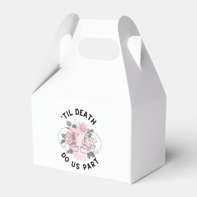 Til Death Do Us Part  Favour Box (Front Side)