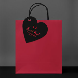 Til Death Do Us Part Gothic Moody Black Favour Tags