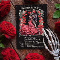 Til Death Do Us Part Skeleton Couple Bridal Shower