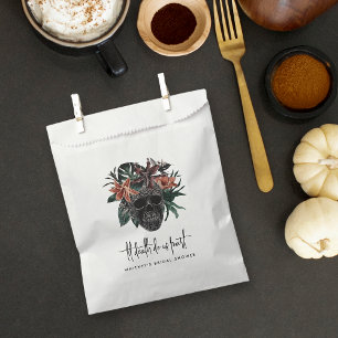 Til Death Do Us Part Skull Halloween Bridal Shower Favour Bags
