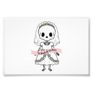 Til Death Do Us Party Halloween Photo Print
