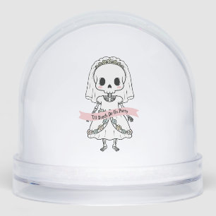 Til Death Do Us Party Halloween Snowglobe
