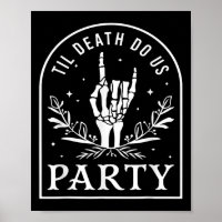 Til Death Do Us Party Retro Halloween Bychelorette