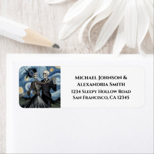 Til Death Skeleton Van Gogh Gothic Wedding