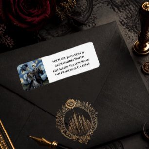 Til Death Skeleton Van Gogh Gothic Wedding 