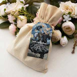 Til Death Skeleton Van Gogh Wedding Thank Yo Favou Gift Tags