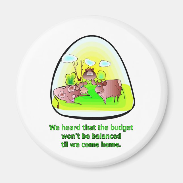 Til the Cows Come Home Magnet (Front)