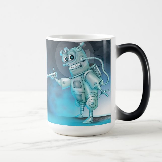 TILDE ALIEN ROBOT CARTOON Morphing Mug (Right)