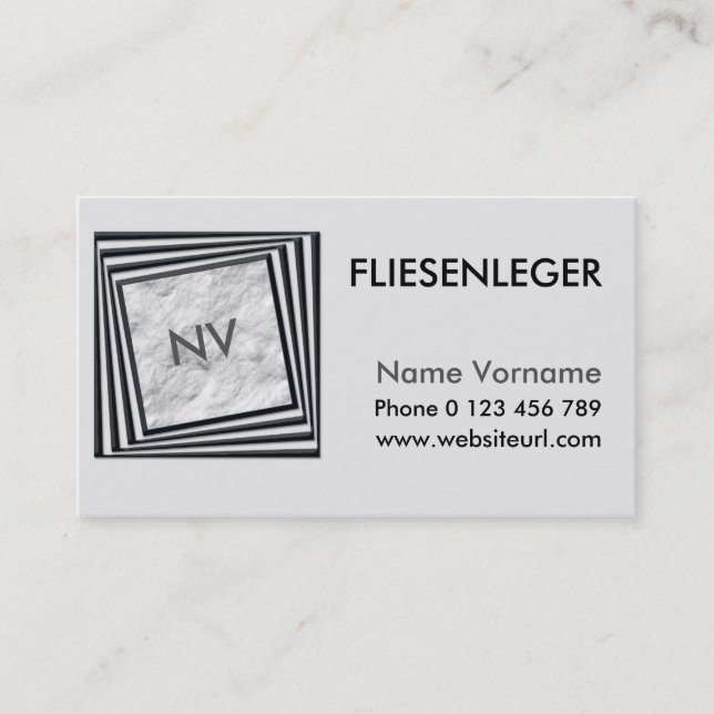 tile business card (Front)
