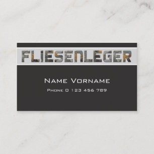 tile business card