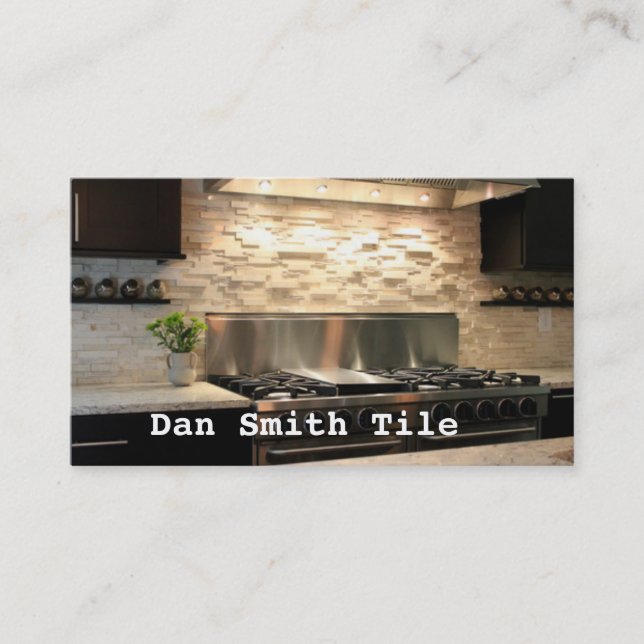 Tile business card (Front)