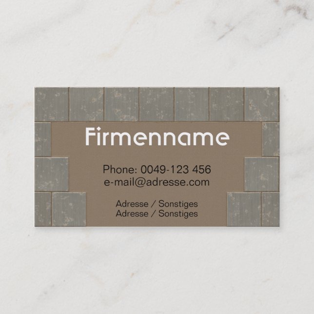 tile business card (Front)