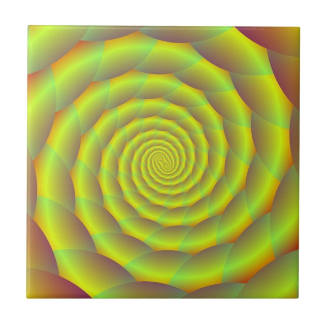 Tile  Coiled Yellow Rope Tunnel (Front)