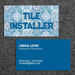 Tile Contractor Business Card