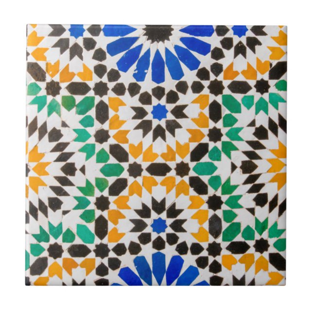 Tile decoration at Bahia Palace (Front)