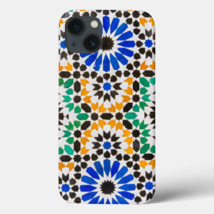 Tile decoration at Bahia Palace iPhone 13 Case