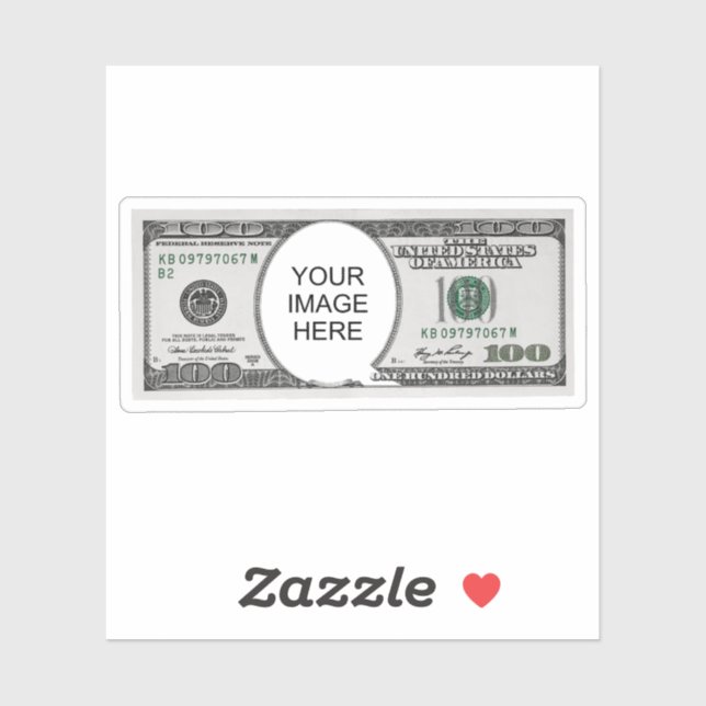 Tile Design With Your Image On 100 Dollar Images  (Sheet)