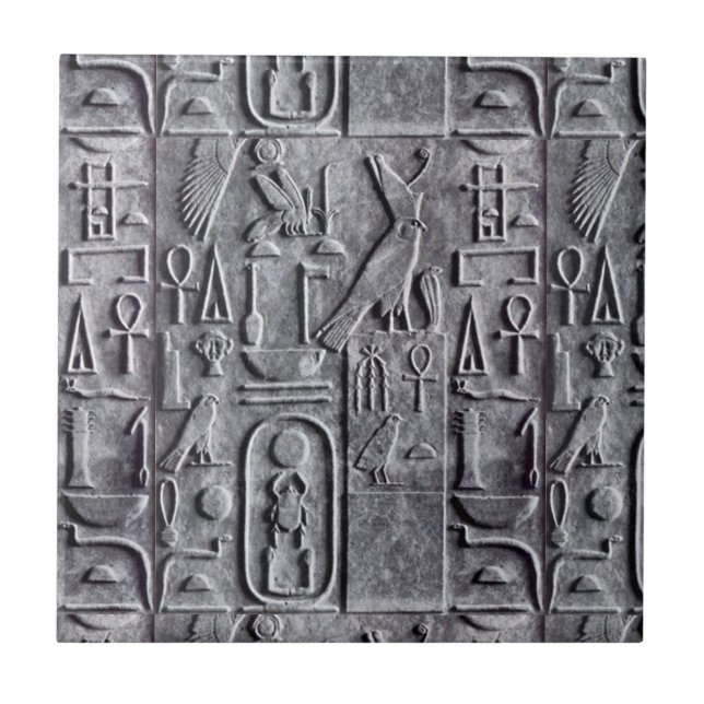 Tile Egyptian Egyptology Hieroglyphics Symb Egypt (Front)