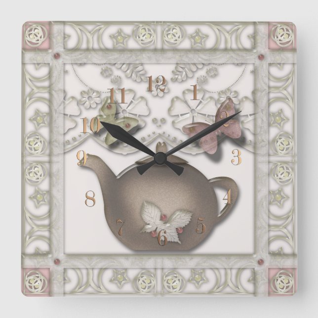 Tile for the kitchen square wall clock (Front)