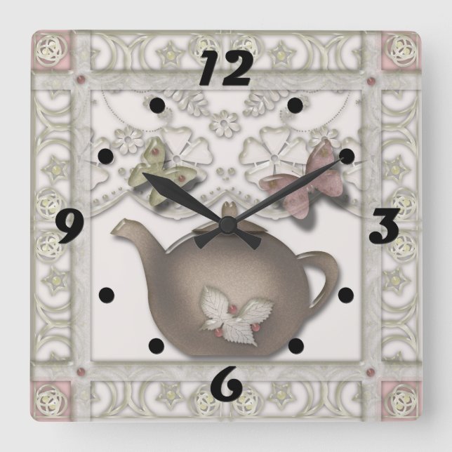 Tile for the kitchen square wall clock (Front)