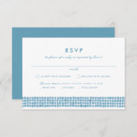 Tile frame Greek blue simple destination wedding