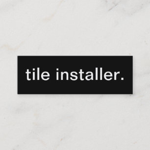 Tile Installer Business Card