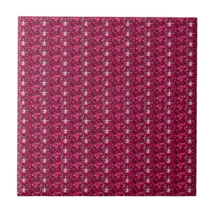 Tile Maroon Glitter