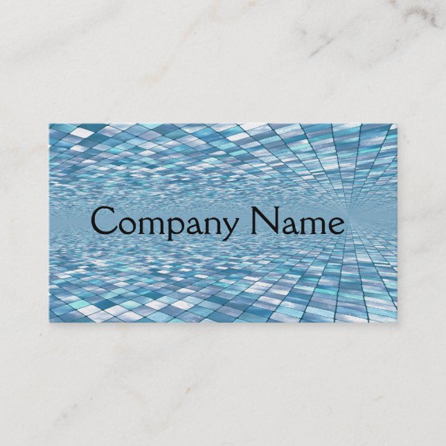 Tile Mosaic Pattern Business Cards (Front)