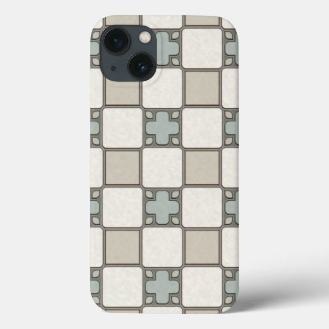 Tile Pattern Case-Mate iPhone Case (Back)