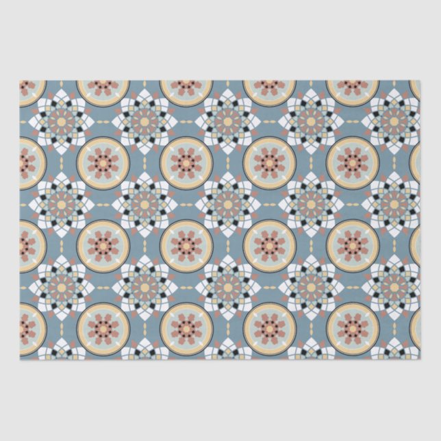 Tile Pattern  Tissue Paper (Front)