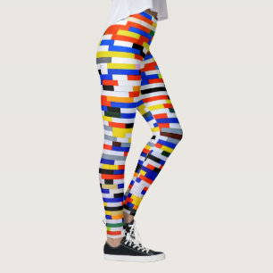 Tile Primary Colour Building Blocks Leggings