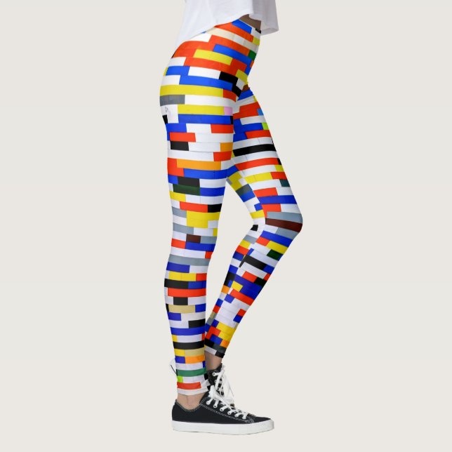 Tile Primary Colour Building Blocks Leggings (Right)