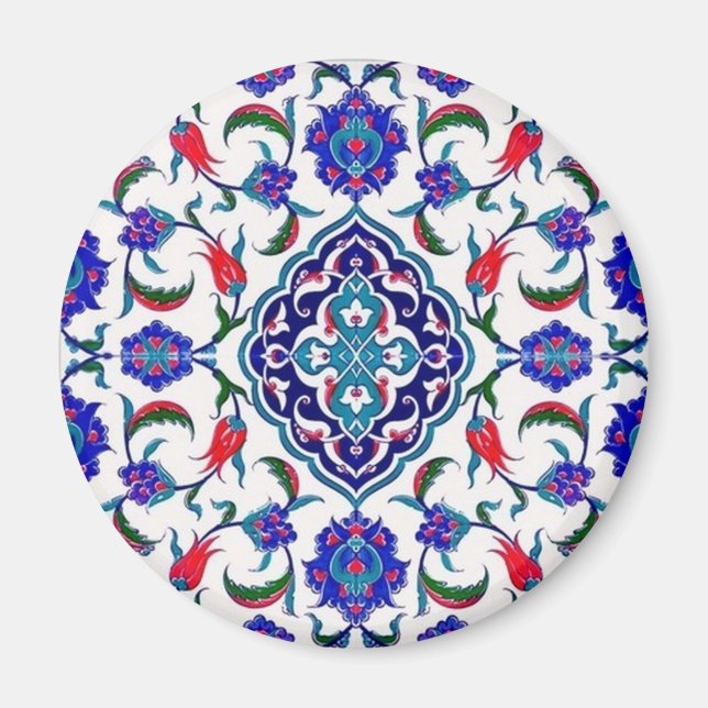 tile print design magnet (Front)