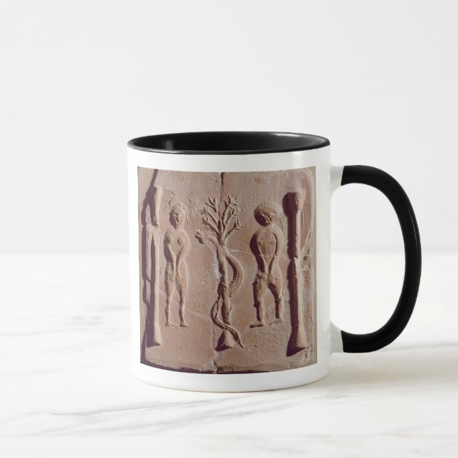Tile representing Adam and Eve, Roman Mug (Right)