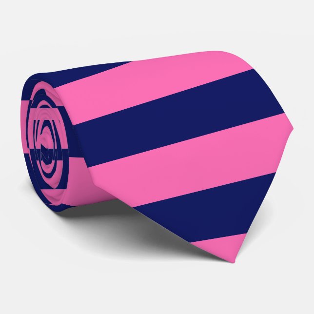 Tile-SQ-Stripe-TRANSXL-NavyBlue-08105c-2X-Horiz .p Tie (Rolled)