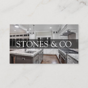 Tile Stone Granite Marble Construction Business Bu Card