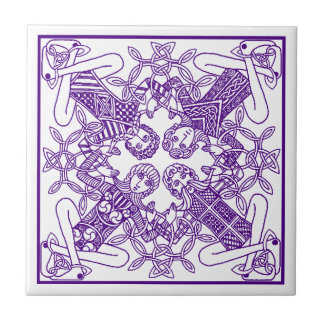 Tile Trivet Celtic Knot intertwined lives friends