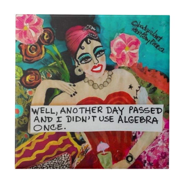 TILE,TRIVET- CERAMIC TILE (Front)